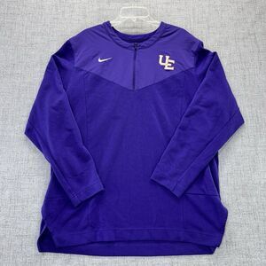Nike Fleece Quarter Zip Pullover Sweatshirt Men's XXL Evansville Aces